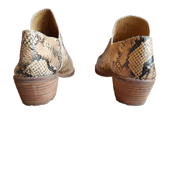 Lucky Brand Snakeskin Ankle Boots - Picture 3 of 8